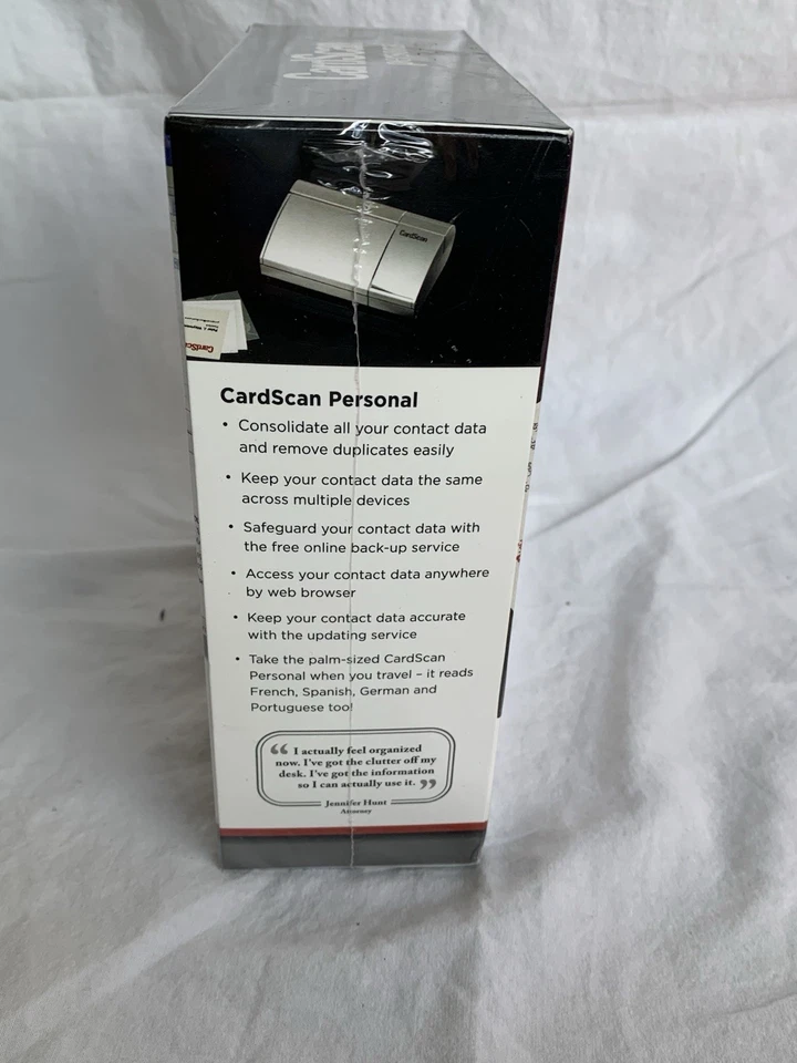 Brand New CardScan Personal Contact Manger Compact Business Card Scanner Sealed - Image 4 of 4