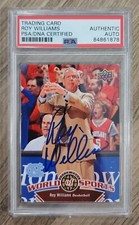 Roy Williams Signed 2010 UD World Of Sport Card #362 NBA HOF Slabbed AUTO PSA