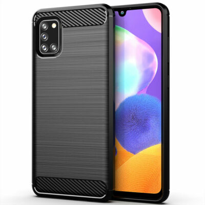 For Samsung Galaxy A90 5G A72 A71 5G A51 5G Flexible Carbon Fiber Soft TPU Case