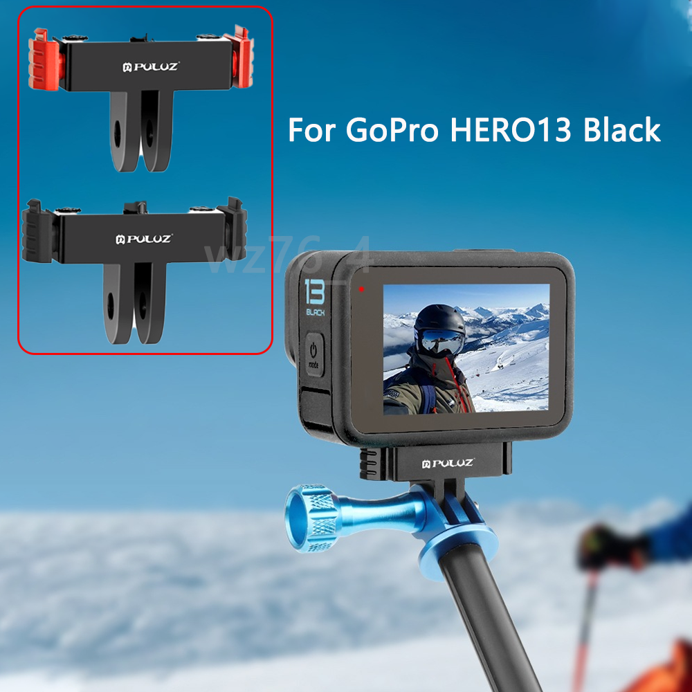 For GoPro HERO 13 Black Aluminum Magnetic Latch Mount Quick Release Base Mount-image