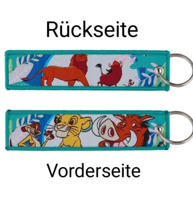 1x Großer König Der Löwen Schlüsselanhänger Simba Timon Pumbaa Glücksbringer 
