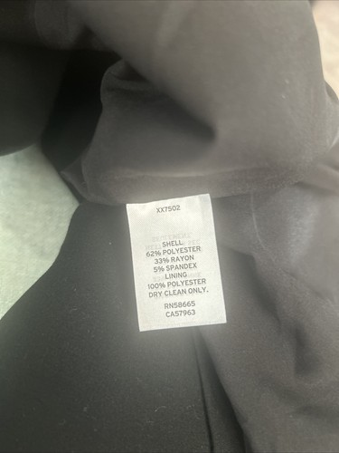 Nordstrom Blazer L NWOT $149.00 Relaxed Fit Black - Picture 17 of 17