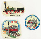 99/324 SCHIEBEBILD AUFKLEBER - MODELLEISENBAHN BERLIN + BR 270 + ADLER 1835