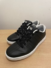 mens k swiss black trainers size UK 7 VGC