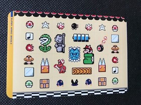Super Mario Bros 3 Famicom History Book Sealdass Sticker Japanese NINTENDO