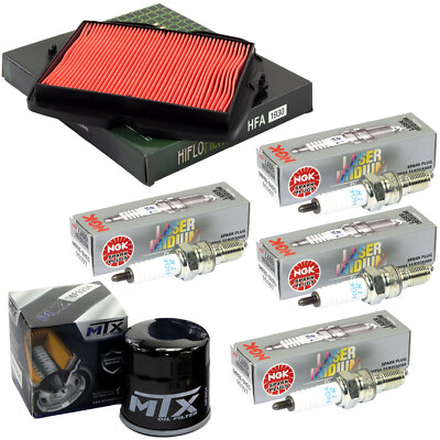 Set Luftfilter Ölfilter Zündkerze für Honda VFR 1200 X Crosstourer 12-21 Wartung