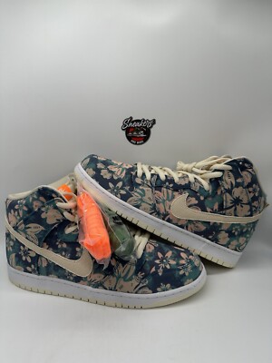 Nike SB Dunk High Pro QS Hawaii Maui Wowie Floral 4/20 CZ2232-300 Size 15