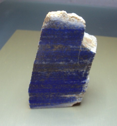 schöner Lapislazuli Anschliff 378g Afghanistan Blau mit Pyrit Heilstein - Picture 4 of 7