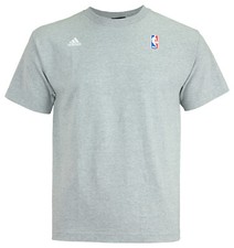 Adidas NBA Boys' Youth 8-20 Dribbler Short Sleeve Tee, Heather Grey