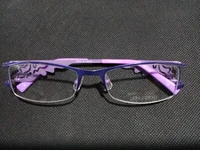 VINTAGE  Shiseido SH-2192 EYEWEAR Lilac/purple 51-18 Semi-Rimless Unique SALE!!!