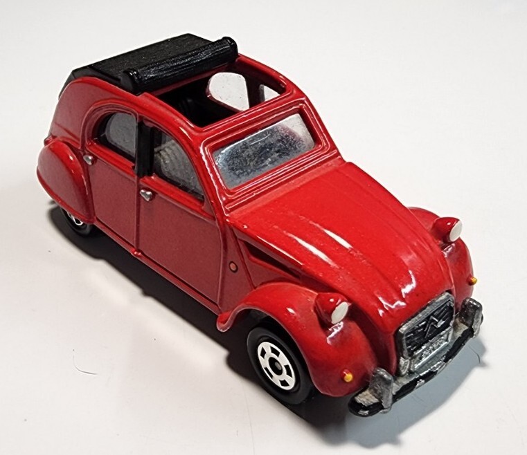 Vintage Tomica Tomy F39 Red Citroen 2CV 1/57 Diecast Japan VHTF | eBay