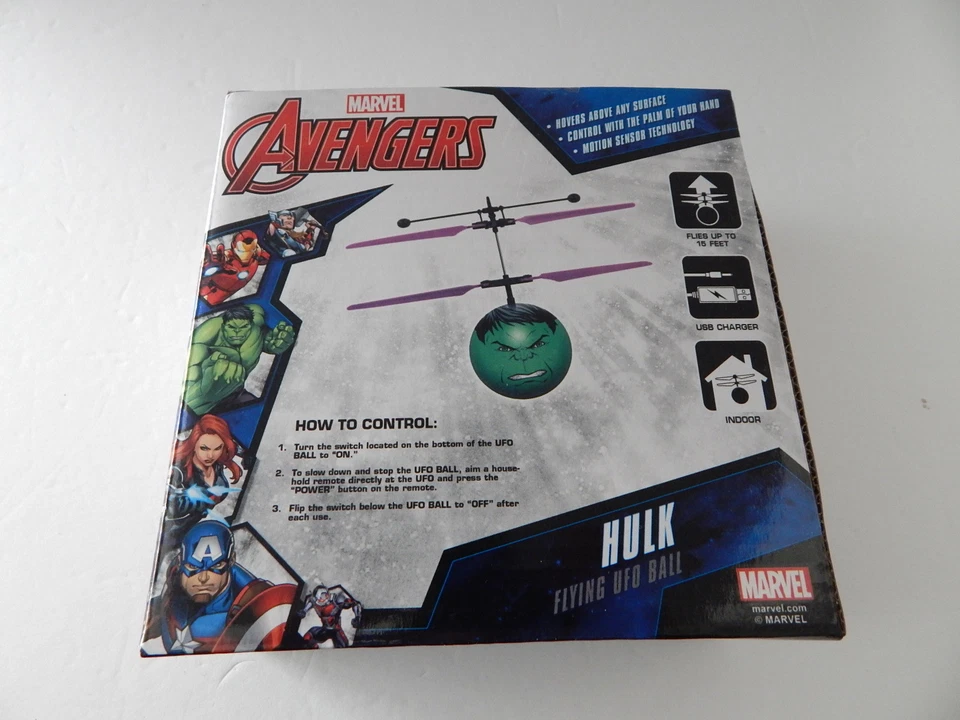 WorldTech 33195 Marvel Hulk Flying UFO Ball New - Image 2 of 4