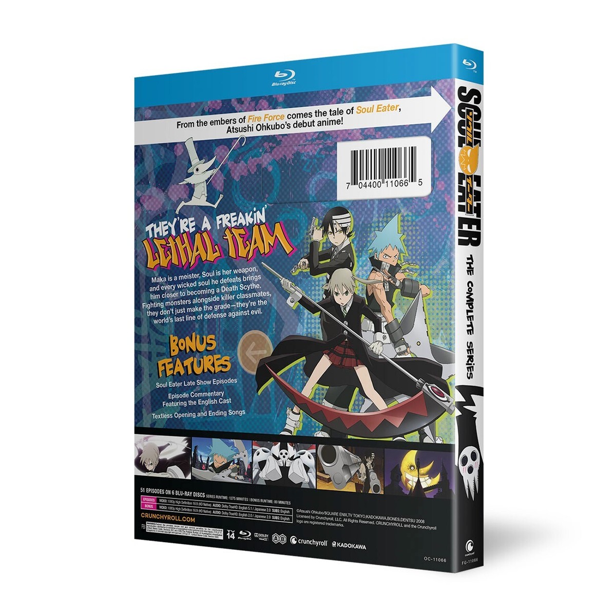 Soul Eater complete series / NEW anime on Blu-ray from Crunchyroll