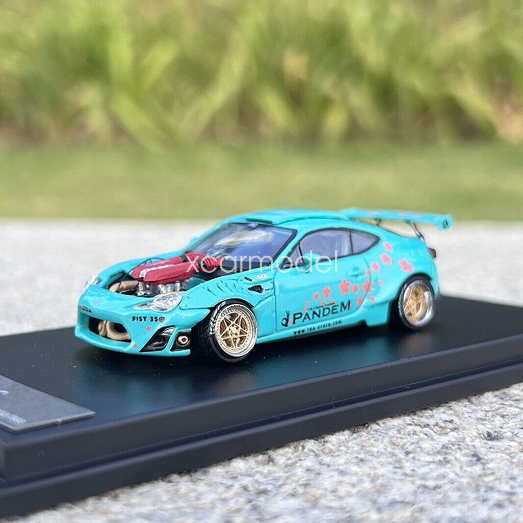 DCM 1/64 Scale GT4586 Blue Diecast Car Model Collection Toy Gift