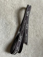HERMES Brown Logo Ribbon 56"