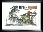 2003 Tennessee Volunteers Swamp Florida Gators (9/20/03) 11x17 Poster
