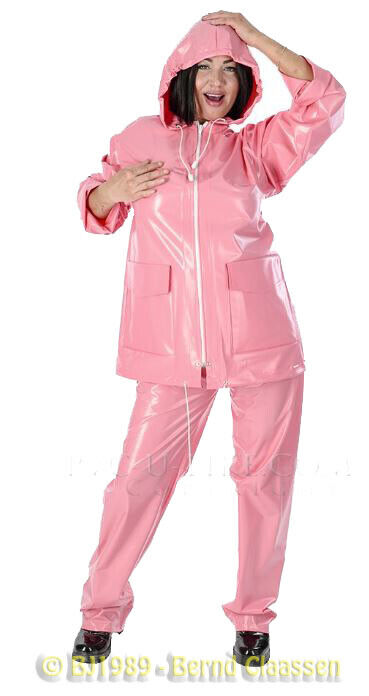 Regenjacke Regenanzug Raincoat Regenhose Impermeable 100PVC