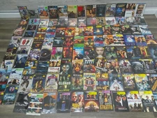 Lot of 100 DVD LIKE NEW Horror Action Drama SCI-FI CARDBOARD SLIM Cases