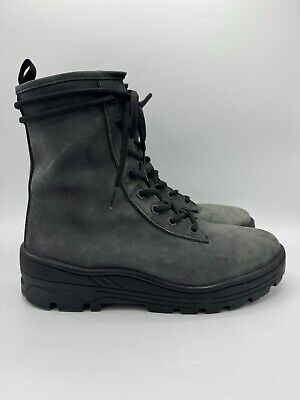 Size 43 / US 10 - Yeezy Season 5 Nubuck Combat Boots Gray | eBay Size 43 / US 10 - Yeezy Season 5 Nubuck Combat Boots Gray | eBay
