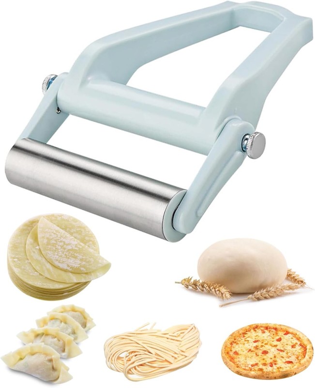 Rolling Pin with Adjustable Labor for Baking,Non-Stick Stainless Steel