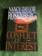 CONFLICT OF INTEREST by Nancy Taylor Rosenberg Hardcover, First Hyperion 2002 VG