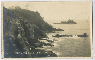 Der Blick vom Lands End Point Vintage Echtfoto Postkarte E9