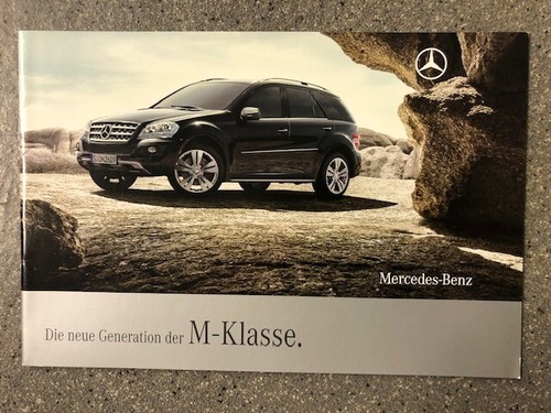 Prospekt Mercedes M-Klasse W164 2008 ML 500 Broschüre Brochure Katalog Catalog