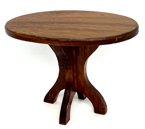 1:12 Artisan Wooden Bar Table Dollhouse Miniature Furniture Signed Harry Zuber
