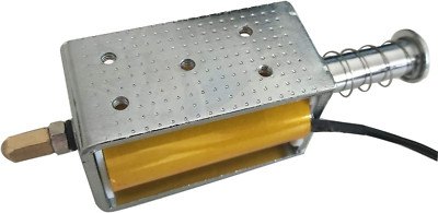 Abletop Push Pull Solenoid  DC 12V,35mm Long Stroke,Small Electromagnetic Magnet