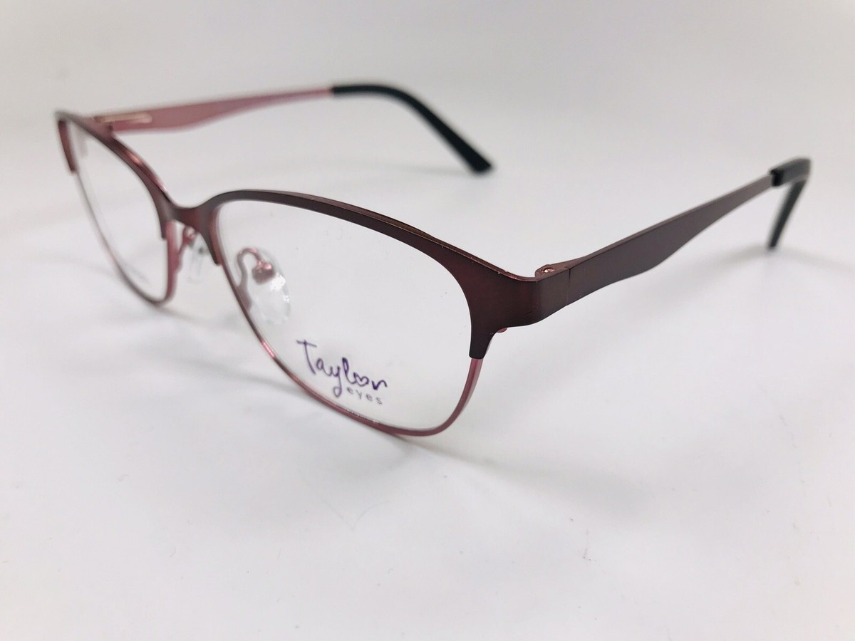 NEW Taylor Eyes Wine KAYLA Eyeglasses 52mm with Case NEW Taylor Eyes Wine KAYLA Eyeglasses 52/16/135 | eBay main image 3