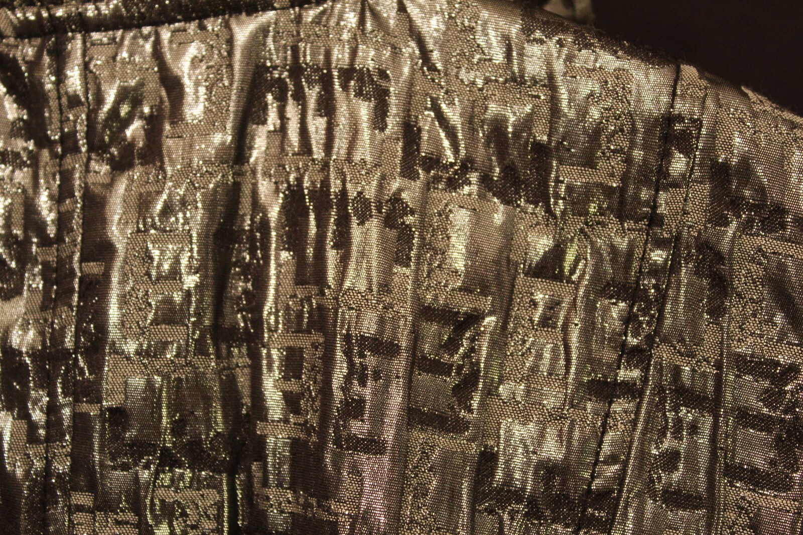 RUBY RD metallic black & gray. Button Front, belt… - image 5