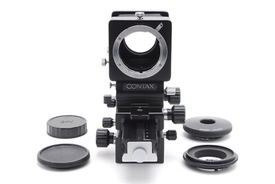 【箱付き】CONTAX AUTO EXTENSION BELLOWS MINT】CONTAX Auto Extension Bellows Focusing Rail Luminar Adapter