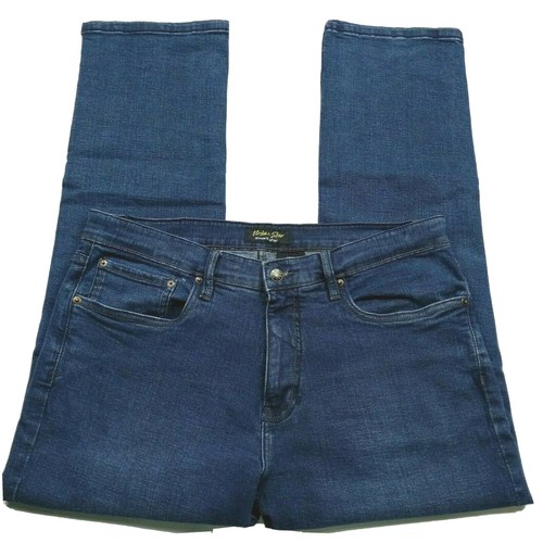 Mens Relaxed Fit Straight Leg Jeans 