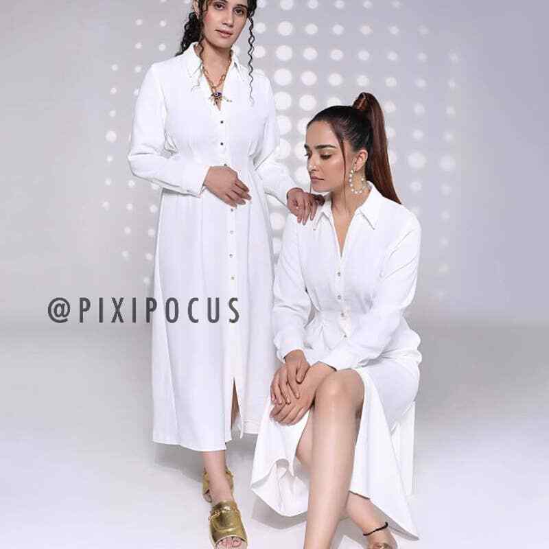 ZARA NEW PLEATED SHIRT DRESS GOLD BUTTONS WHITE S SMALL | eBay