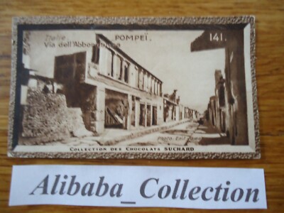 CHROM BILD SCHOKOLADE KAKAO SUCHARD ALBUM SAMMLUNG EUROPA 141 Pompeji