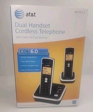 AT T Dual Handset Cordless Telephone AT3211-2 Dect 6.0 NEW