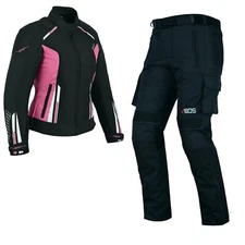 Waterproof Motorcycle Textile Suit Ladies Motorbike Jacket and Pants Ladies Moto Suit