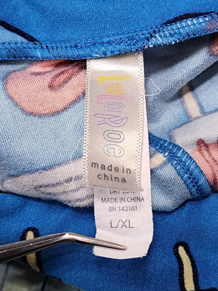 LuLaRoe OS L/XL Mommy & Me Leggings Rojo Blanco Azul Paleta 4 de Julio Mujer Niño Lote Foto 3 de 4