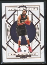 2020-21 Panini National Treasures Basketball Bronze #34 Karl-Anthony Towns 05/49