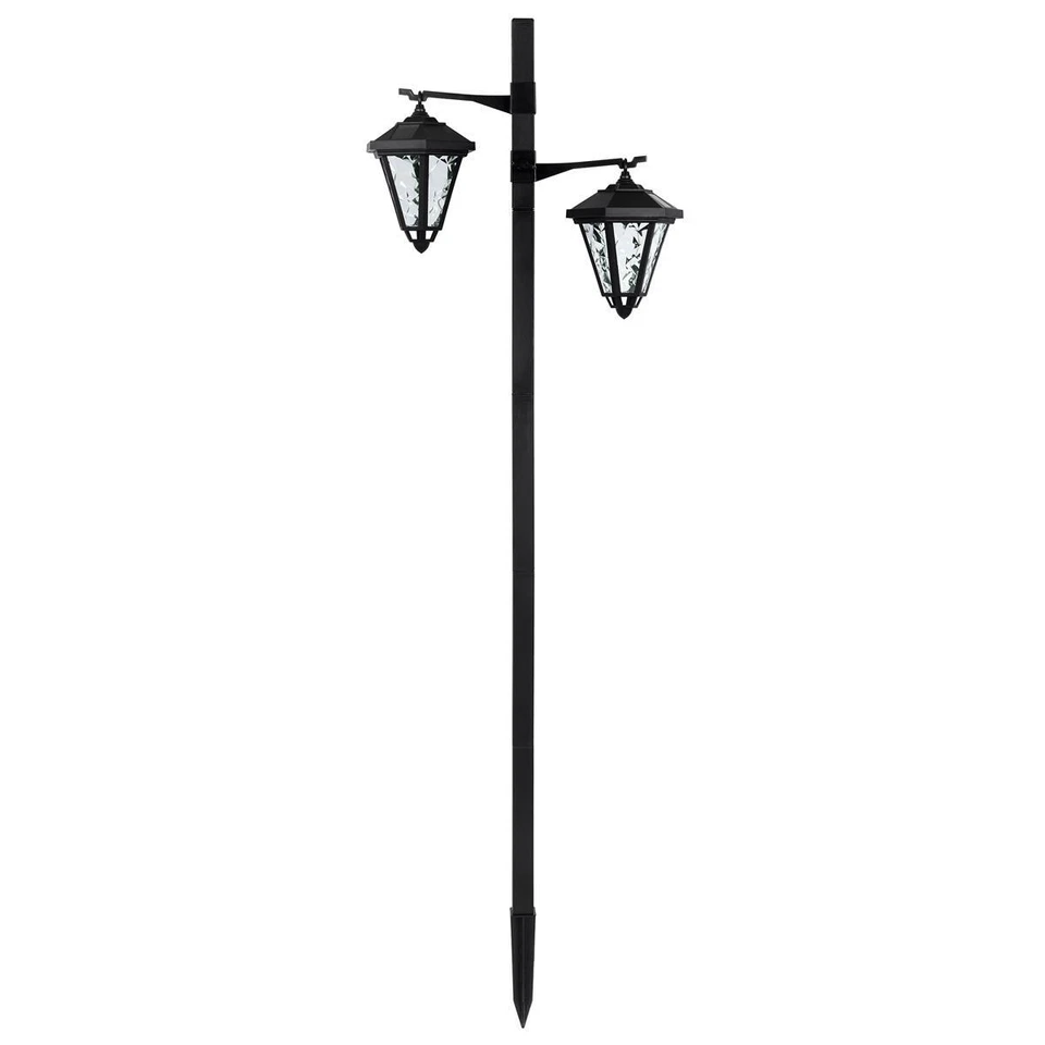Solarleuchte Straßenlaternen-Look Garten Laterne Leuchte Solarlampe 137 cm LED - Bild 2 von 4