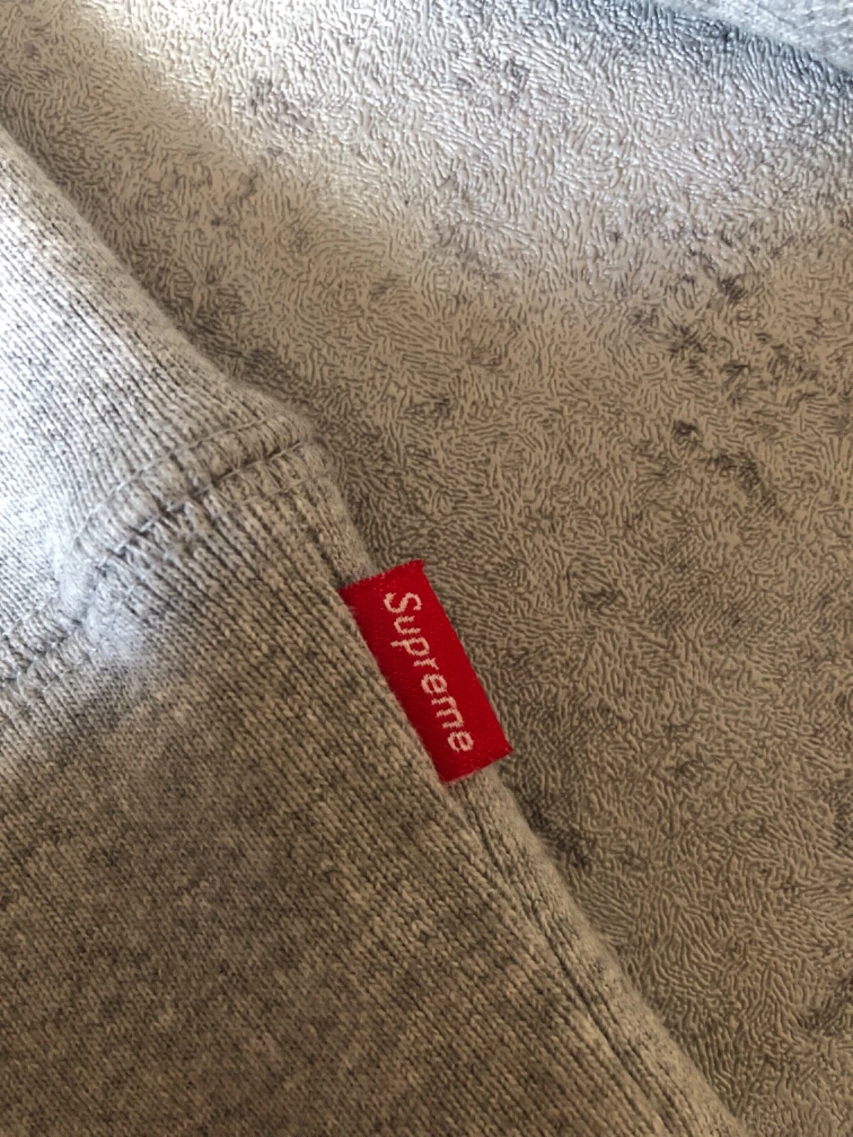 FELPA CON CAPPUCCIO SUPREME F W 2013 CLASSIC RED BOX LOGO