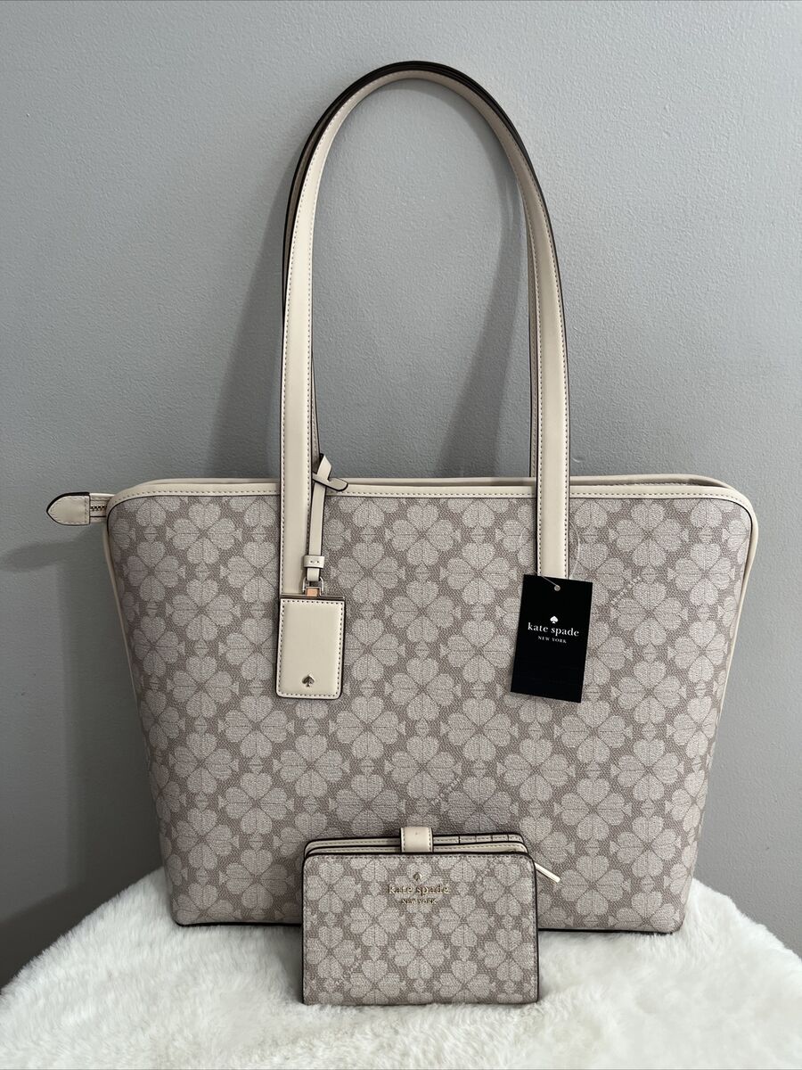 NWT Kate Spade Signature Spade Flower Large Coated Canvas NWT Kate Spade Signature Spade Flower Large Coated Canvas