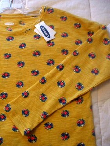 girls yellow long sleeve top