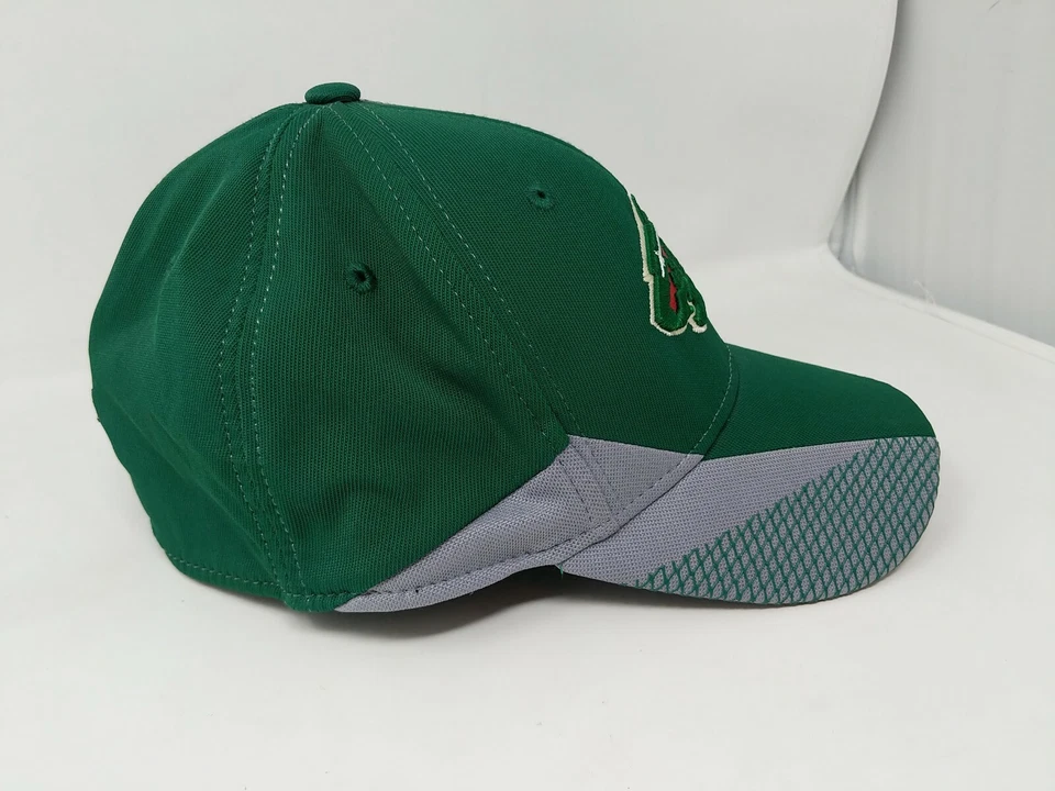 Zach Parise 签名 Reebok NHL 明尼苏达 Wild L XL Flex Fit 棒球帽 复古 — 第 2/4 张图片
