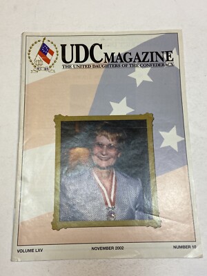 UDC United Daughters of the Confederacy Magazine Nov 2002 National Park Services
