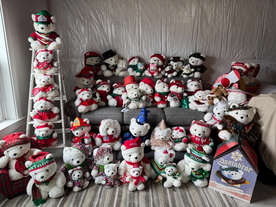 Полная коллекция медведей Санта-Клауса Hudson/Dayton/Marshall Fields/Macy - Изображение 2 из 4