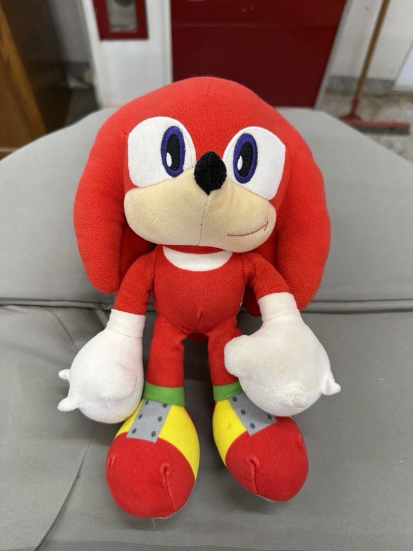 Knuckles 12" Sonic the Hedgehog Plush Toy Hedgehog 3 Movie Gift for Kids Fans
