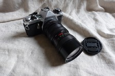 Pentax ME 35mm SLR Film Camera w/ Vivitar 70-150mm F3.8 Close Focus lens