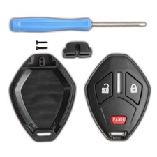 Key Fob Remote Shell Case 3b Kit Replacement For Mitsubishi Oucg8d-620m-a Key Fob Remote Shell Case 3b Kit Replacement For Mitsubishi Oucg8d-620m-a