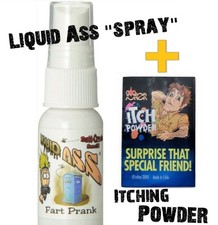 Liquid Ass spray  Itching Powder   COMBO 